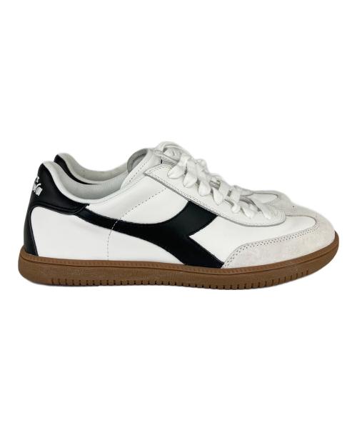 DIADORA（ディアドラ）DIADORA (ディアドラ) TRAINER レザースニーカー ホワイト サイズ:UK10.5の古着・服飾アイテム