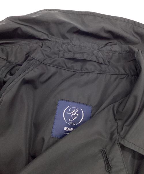 BEAMS F（ビームスエフ）BEAMS F (ビームスエフ) ラグランスリーブ ステンカラーコート ブラック サイズ:46の古着・服飾アイテム