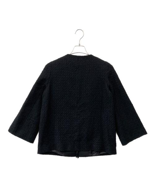 ANAYI（アナイ）ANAYI (アナイ) チェックツィードジャケット ブラック サイズ:38　の古着・服飾アイテム