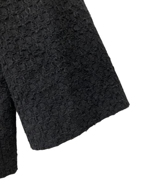 ANAYI（アナイ）ANAYI (アナイ) チェックツィードジャケット ブラック サイズ:38　の古着・服飾アイテム