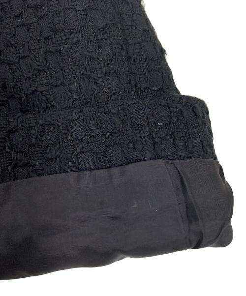 ANAYI（アナイ）ANAYI (アナイ) チェックツィードジャケット ブラック サイズ:38　の古着・服飾アイテム