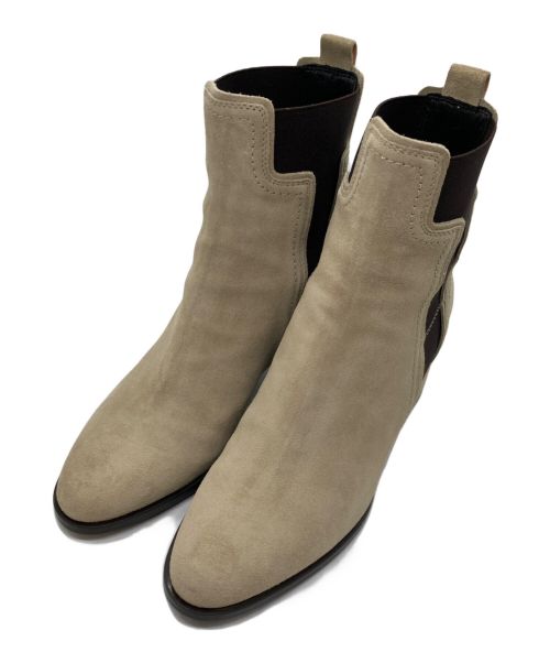 TOD'S（トッズ）TOD'S (トッズ) ショートブーツ ベージュ サイズ:37 1/2の古着・服飾アイテム