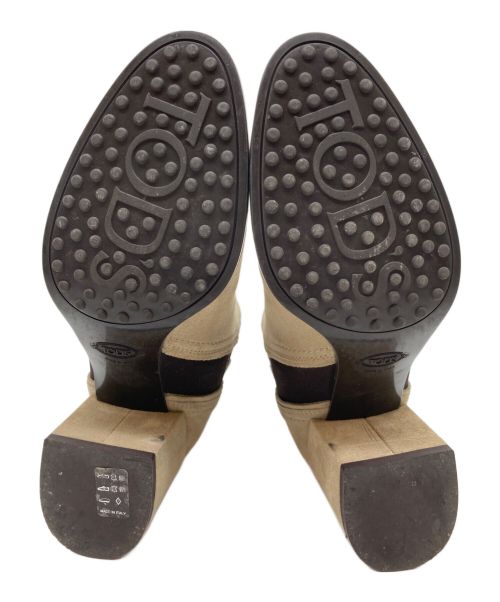 TOD'S（トッズ）TOD'S (トッズ) ショートブーツ ベージュ サイズ:37 1/2の古着・服飾アイテム