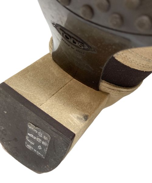 TOD'S（トッズ）TOD'S (トッズ) ショートブーツ ベージュ サイズ:37 1/2の古着・服飾アイテム