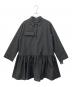 anuans（アニュアンス）の古着「ギャザーフレアミニワンピース」｜ブラック