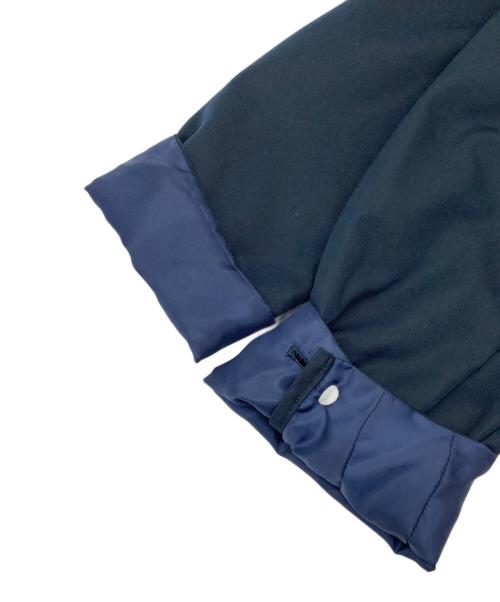 ironari（イロナリ）ironari (イロナリ) ノーカラーロングサクラコート ネイビーの古着・服飾アイテム