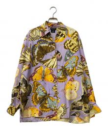 GUCCI（グッチ）の古着「バタフライシルクシャツ」｜パープル