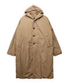 中古・古着通販】HYKE (ハイク) モヘアダブルブレストコート ベージュ