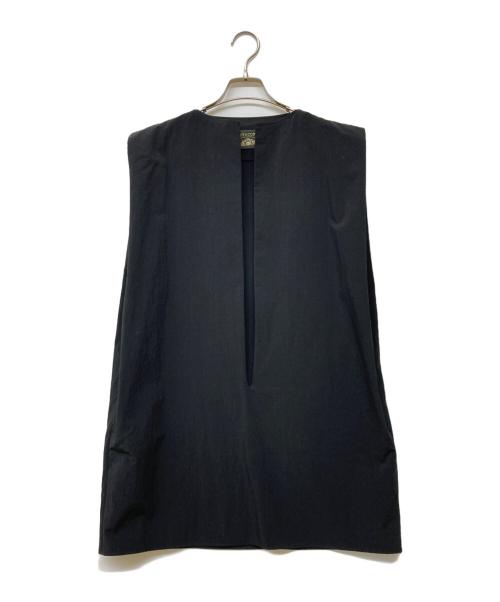 PHOTOCOPIEU（フォトコピュー）PHOTOCOPIEU (フォトコピュー) ノースリーブブラウス ブラック サイズ:TUの古着・服飾アイテム