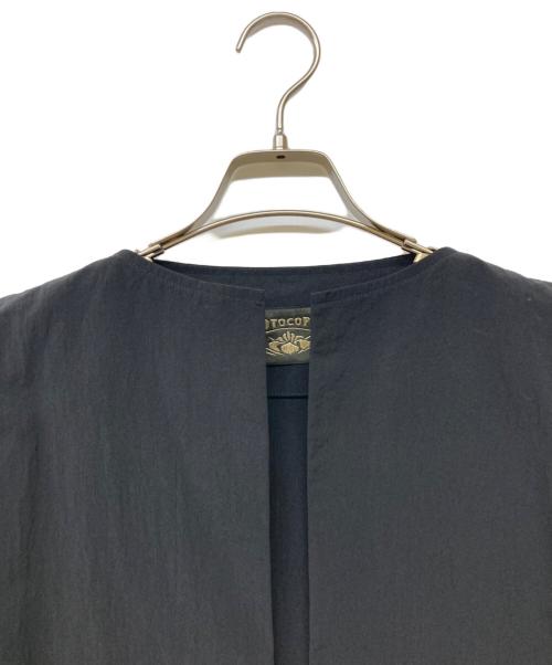 PHOTOCOPIEU（フォトコピュー）PHOTOCOPIEU (フォトコピュー) ノースリーブブラウス ブラック サイズ:TUの古着・服飾アイテム