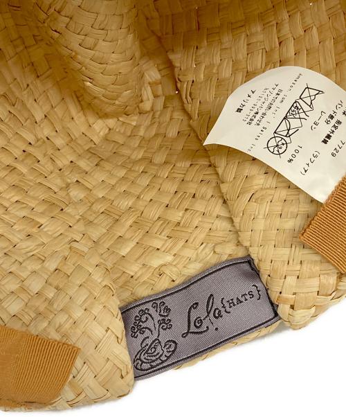 lola hats（ローラハッツ）LOLA HATS (ローラハッツ) ラフィアハットの古着・服飾アイテム