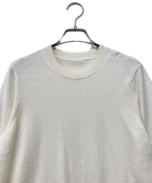 MUSE de Deuxieme Classe（ミューズ ドゥーズィエム クラス）MUSE de Deuxieme Classe (ミューズ ドゥーズィエム クラス) 23SS BRONZER RICH クルーネック アイボリー サイズ:-の古着・服飾アイテム