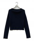 DEUXIEME CLASSEドゥーズィエム クラス）の古着「24AW off shoulder プルオーバー」｜ブラック