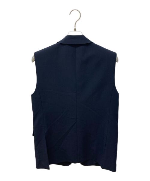 MACPHEE（マカフィー）MACPHEE (マカフィー) ストレッチポプリン ラペルカラージレ ネイビー サイズ:36の古着・服飾アイテム