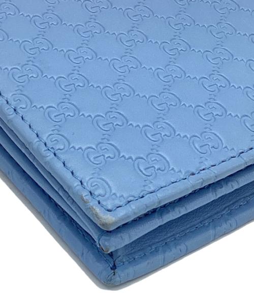 GUCCI（グッチ）GUCCI (グッチ) ショルダーウォレット ライトブルーの古着・服飾アイテム