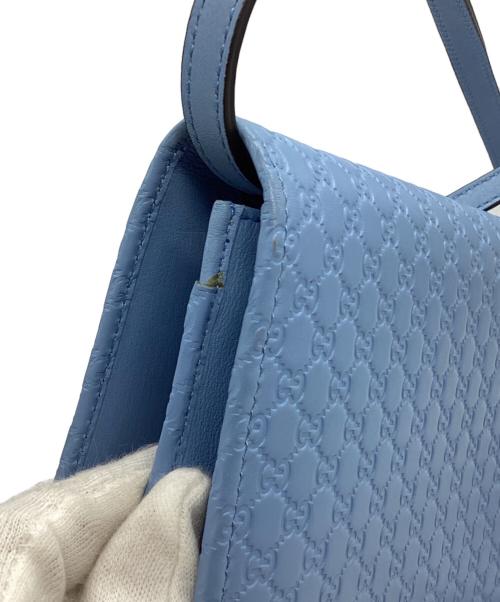 GUCCI（グッチ）GUCCI (グッチ) ショルダーウォレット ライトブルーの古着・服飾アイテム