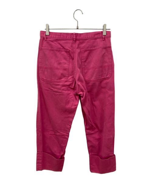 COMME des GARCONS HOMME PLUS（コムデギャルソンオムプリュス）COMME des GARCONS HOMME PLUS (コムデギャルソンオムプリュス) ロールアップデニムパンツ ピンク サイズ:XSの古着・服飾アイテム