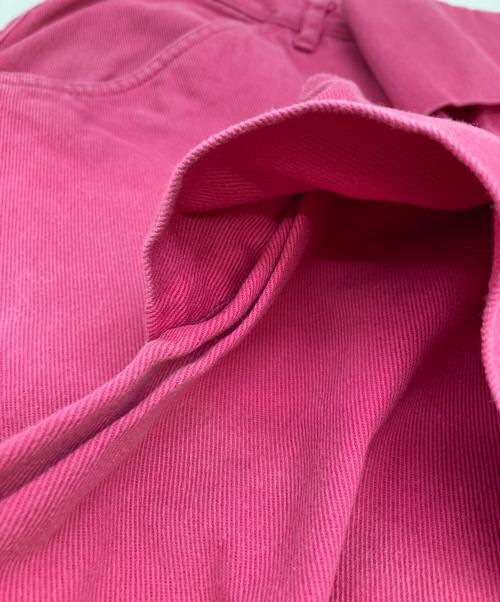 COMME des GARCONS HOMME PLUS（コムデギャルソンオムプリュス）COMME des GARCONS HOMME PLUS (コムデギャルソンオムプリュス) ロールアップデニムパンツ ピンク サイズ:XSの古着・服飾アイテム