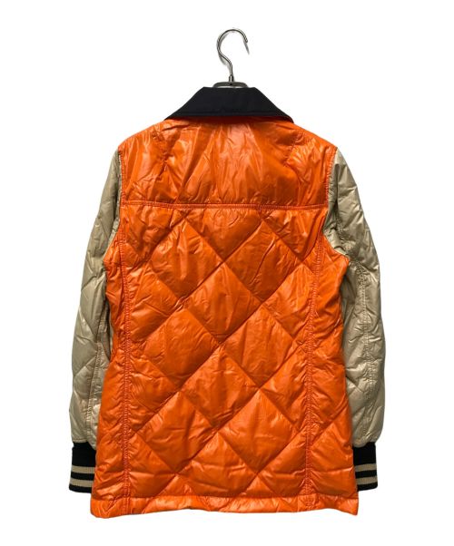 DUVETICA（デュベティカ）DUVETICA (デュベティカ) JUNYA WATANABE MAN (ジュンヤワタナベマン) キルティングダウンジャケット オレンジ×ベージュ サイズ:XSの古着・服飾アイテム