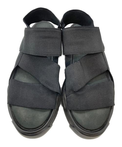 Y-3（ワイスリー）Y-3 (ワイスリー) ライバルリー プラットフォーム ストラップサンダル ブラック サイズ:SIZE 25.5cmの古着・服飾アイテム