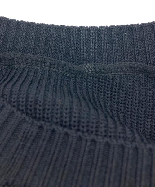 Rene（ルネ）Rene (ルネ) パールフリル袖ニット ブラック サイズ:34の古着・服飾アイテム