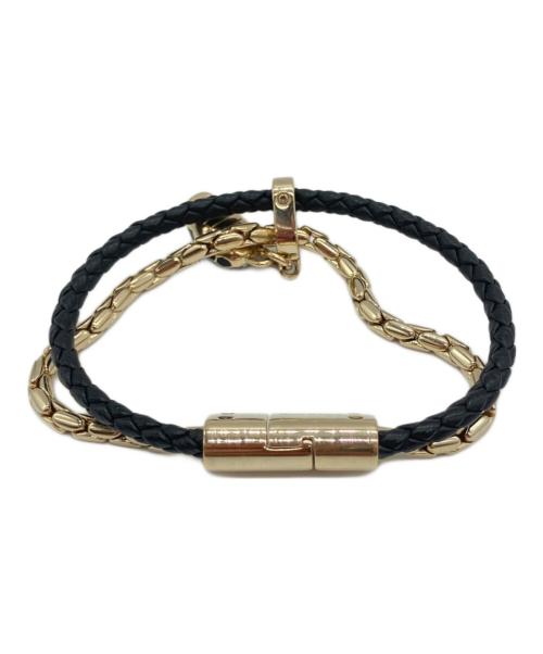 BVLGARI（ブルガリ）BVLGARI (ブルガリ) セルペンティ フォーエバー ブレスレット ブラック×ゴールド サイズ:下記参照の古着・服飾アイテム