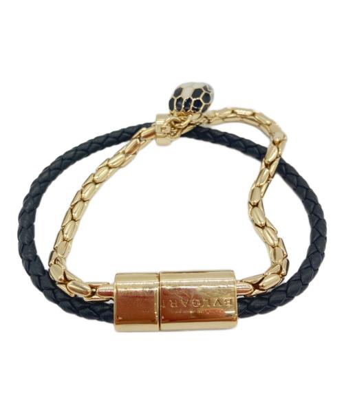 BVLGARI（ブルガリ）BVLGARI (ブルガリ) セルペンティ フォーエバー ブレスレット ブラック×ゴールド サイズ:下記参照の古着・服飾アイテム