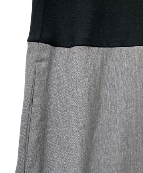 mtmodelist（エムティーモデリスト）mtmodelist (エムティーモデリスト) コンビネーションワンピース ブラック×グレー サイズ:1の古着・服飾アイテム