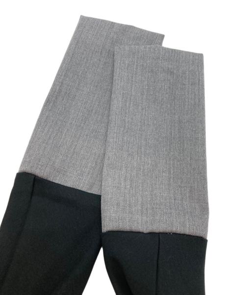 mtmodelist（エムティーモデリスト）mtmodelist (エムティーモデリスト) コンビネーションワンピース ブラック×グレー サイズ:1の古着・服飾アイテム