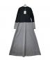 mtmodelist (エムティーモデリスト) コンビネーションワンピース ブラック×グレー サイズ:1：11000円