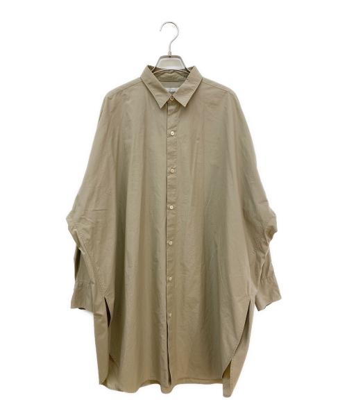 Plage（プラージュ）Plage (プラージュ) Typewriter Long シャツ ベージュ サイズ:FREEの古着・服飾アイテム