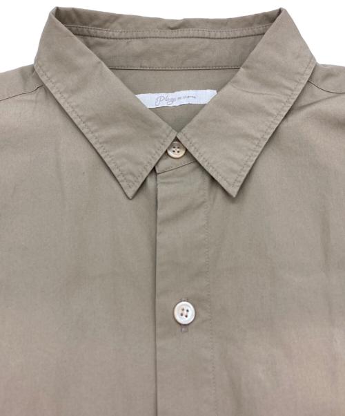 Plage（プラージュ）Plage (プラージュ) Typewriter Long シャツ ベージュ サイズ:FREEの古着・服飾アイテム