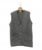 DES PRESデ プレ）の古着「フォックスカシミヤ Vネックベスト」｜グレー