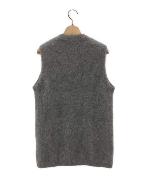 DES PRES（デ プレ）DES PRES (デ プレ) フォックスカシミヤ Vネックベスト グレー サイズ:ＳＩＺＥ　ＦＲＥＥの古着・服飾アイテム