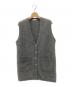 DES PRES（デ プレ）の古着「フォックスカシミヤ Vネックベスト」｜グレー