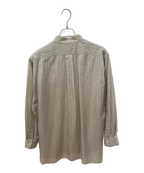 YLEVE（イレーヴ）YLEVE (イレーヴ) エステートキュプラストライプシャツ ベージュ サイズ:1の古着・服飾アイテム