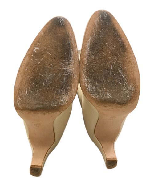 carmen salas（カルメンサラス）Carmen Salas (カルメンサラス) LONG BOOTS アイボリー サイズ:39の古着・服飾アイテム