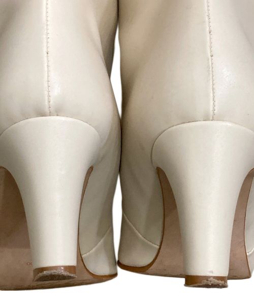 carmen salas（カルメンサラス）Carmen Salas (カルメンサラス) LONG BOOTS アイボリー サイズ:39の古着・服飾アイテム