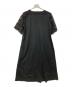 INGEBORG (インゲボルグ) 半袖レースワンピース ブラック サイズ:SIZE 4 未使用品：6000円