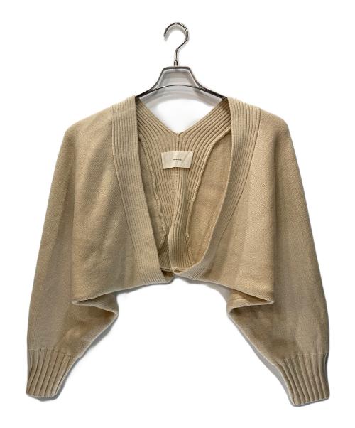 TODAYFUL（トゥデイフル）TODAYFUL (トゥデイフル) Doubleface Sleeve Knit ベージュ サイズ:Freeの古着・服飾アイテム