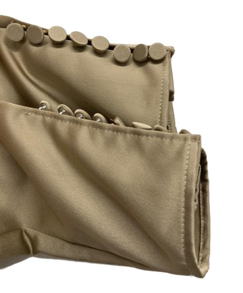 anuans（アニュアンス）anuans (アニュアンス) サテンナローワンピース ベージュ サイズ:Sの古着・服飾アイテム