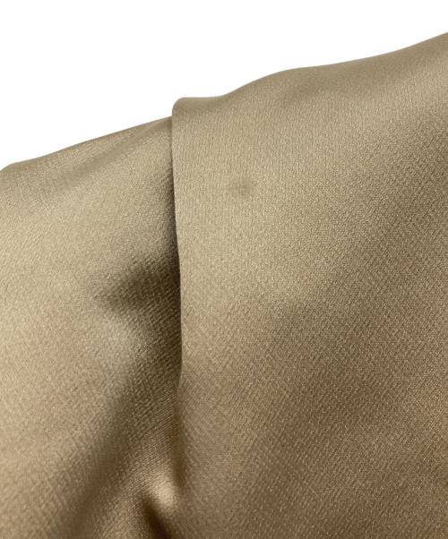 anuans（アニュアンス）anuans (アニュアンス) サテンナローワンピース ベージュ サイズ:Sの古着・服飾アイテム