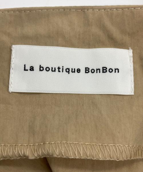 La boutique BonBon（ラブティックボンボン）La boutique BonBon (ラブティックボンボン) ティアードキャミワンピース ベージュ サイズ:Fの古着・服飾アイテム