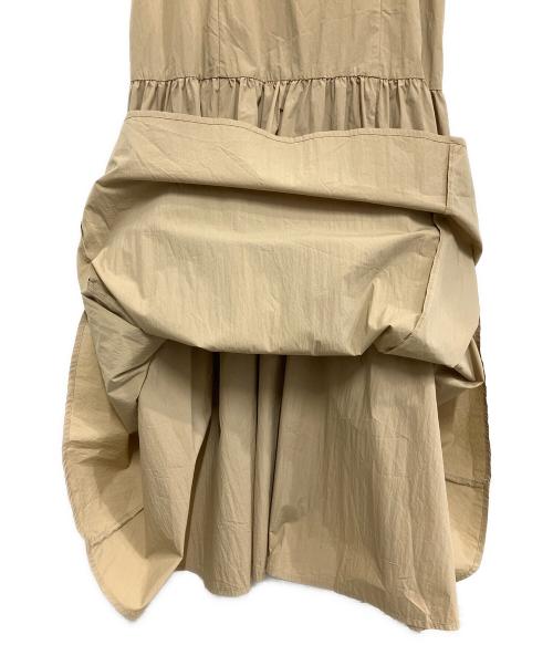 La boutique BonBon（ラブティックボンボン）La boutique BonBon (ラブティックボンボン) ティアードキャミワンピース ベージュ サイズ:Fの古着・服飾アイテム