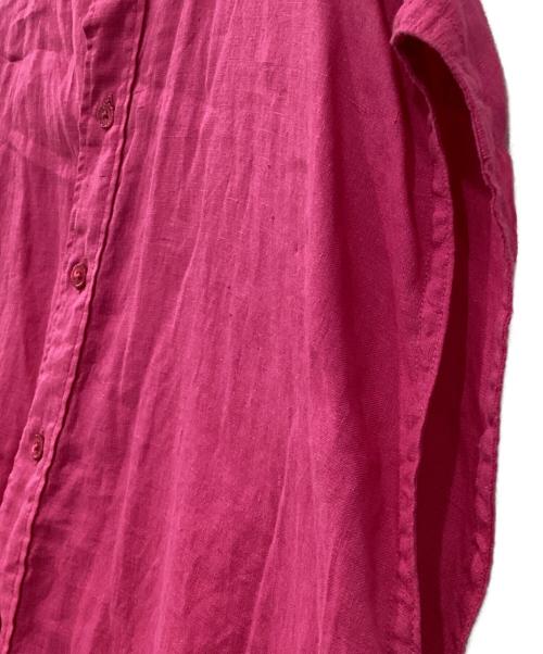 ticca（ティッカ）TICCA (ティッカ) リネンフレンチシャツ ピンク サイズ:Freeの古着・服飾アイテム