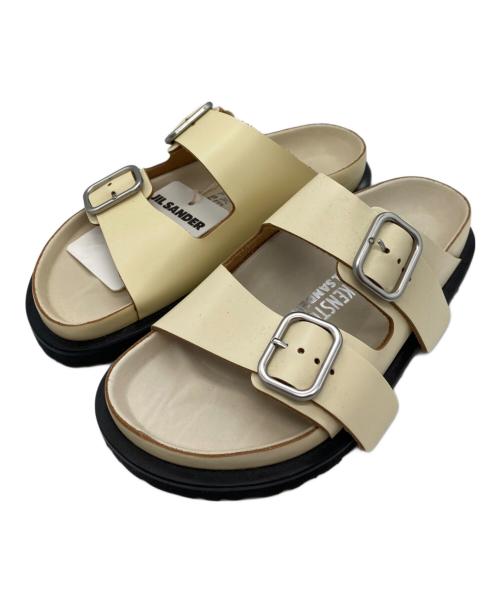 BIRKENSTOCK（ビルケンシュトック）BIRKENSTOCK (ビルケンシュトック) JIL SANDER (ジルサンダー) ARIZONA アイボリー サイズ:37 未使用品の古着・服飾アイテム
