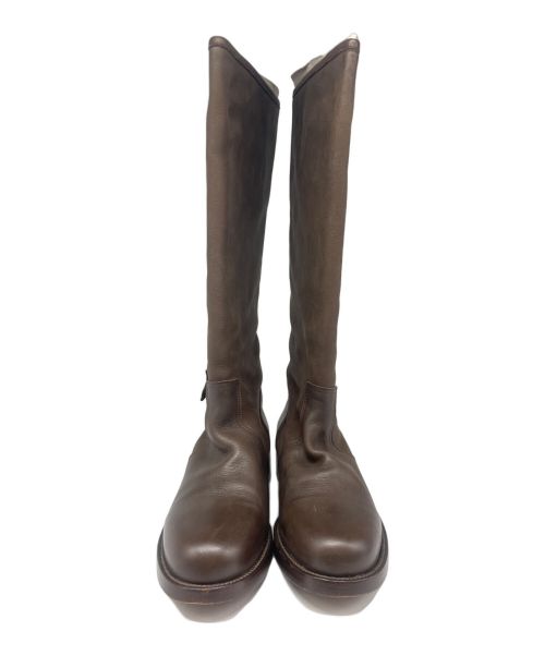 HERMES（エルメス）HERMES (エルメス) ジョッキーブーツ ブラウン サイズ:SIZE 37の古着・服飾アイテム