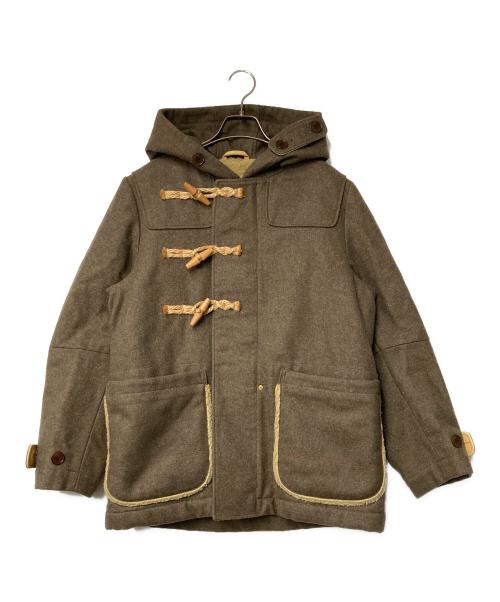 anachronorm（アナクロノーム）anachronorm (アナクロノーム) Melton Duffel Coat ブラウン サイズ:1の古着・服飾アイテム