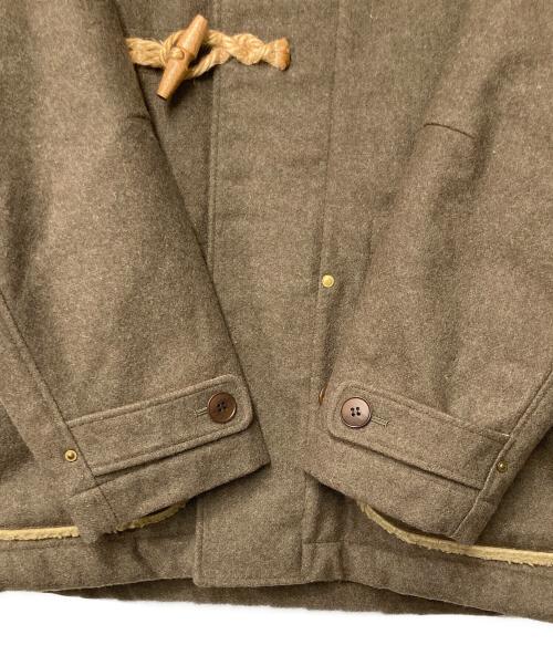 anachronorm（アナクロノーム）anachronorm (アナクロノーム) Melton Duffel Coat ブラウン サイズ:1の古着・服飾アイテム