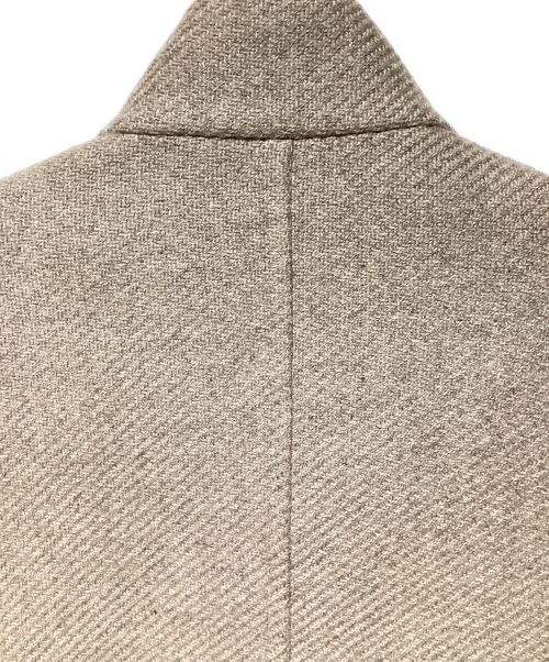 HERMES（エルメス）HERMES (エルメス) Cashmere Jacket（カシミヤジャケット）/マルジェラ期 ベージュ サイズ:36の古着・服飾アイテム